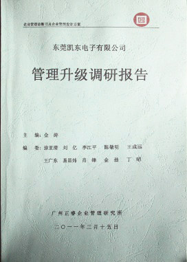 2012年4月5日，正睿咨詢向潔麗決策層陳述調(diào)研報告