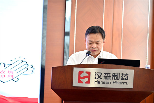 漢森制藥精益營(yíng)銷(xiāo)管理升級(jí)推進(jìn)辦主任、營(yíng)銷(xiāo)副總裁敖凌松先生